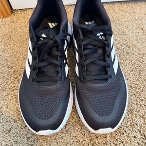 Women’s Adidas Black and White Athletic Shoes